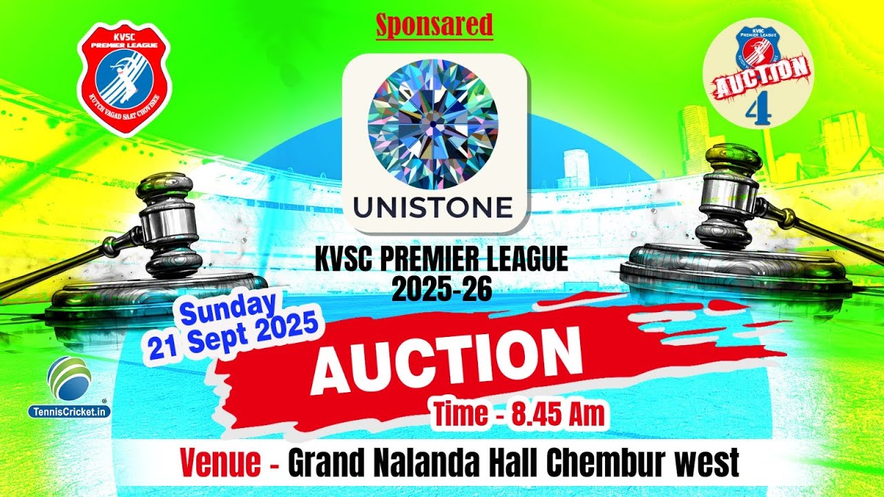 KVSC PREMIER LEAGUE ||  AUCTION (2025-26)