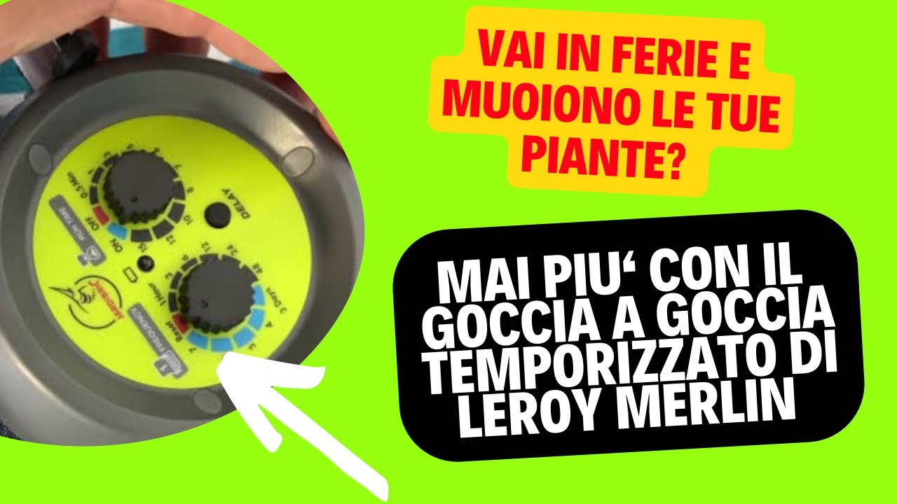 Impianto di IRRIGAZIONE per balcone completamente AUTOMATICO