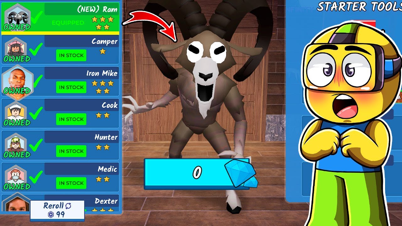 DESBLOQUEO LA CLASE SECRETA DE RAM 🐐🌲en 99 NIGHTS IN THE FOREST