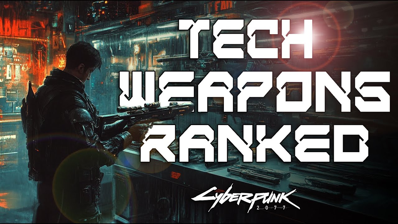 Все культовые технологические оружия: от худшего к лучшему в Cyberpunk 2077 2.1!