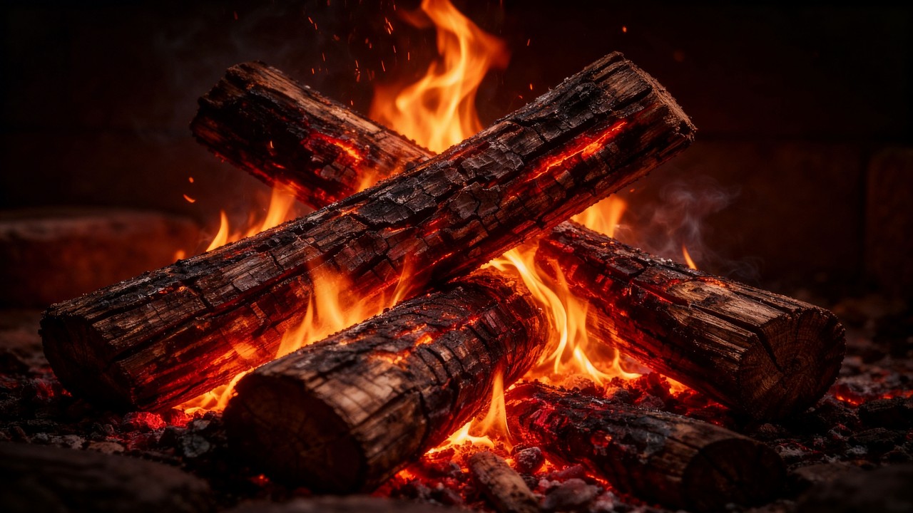 Crackling Fireplace 🔥 24/7 Crackling Fireplace Sounds  (No Music)