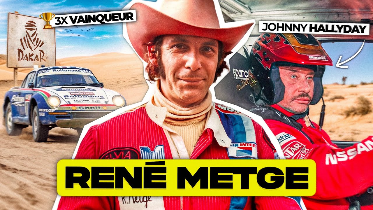 René METGE : Le garagiste qui a gagné 3 fois le Dakar et Johnny Hallyday.