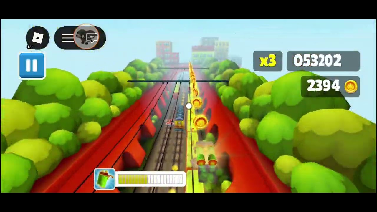 JUGANDO SUBWAY SURFERS EN ROBLOX