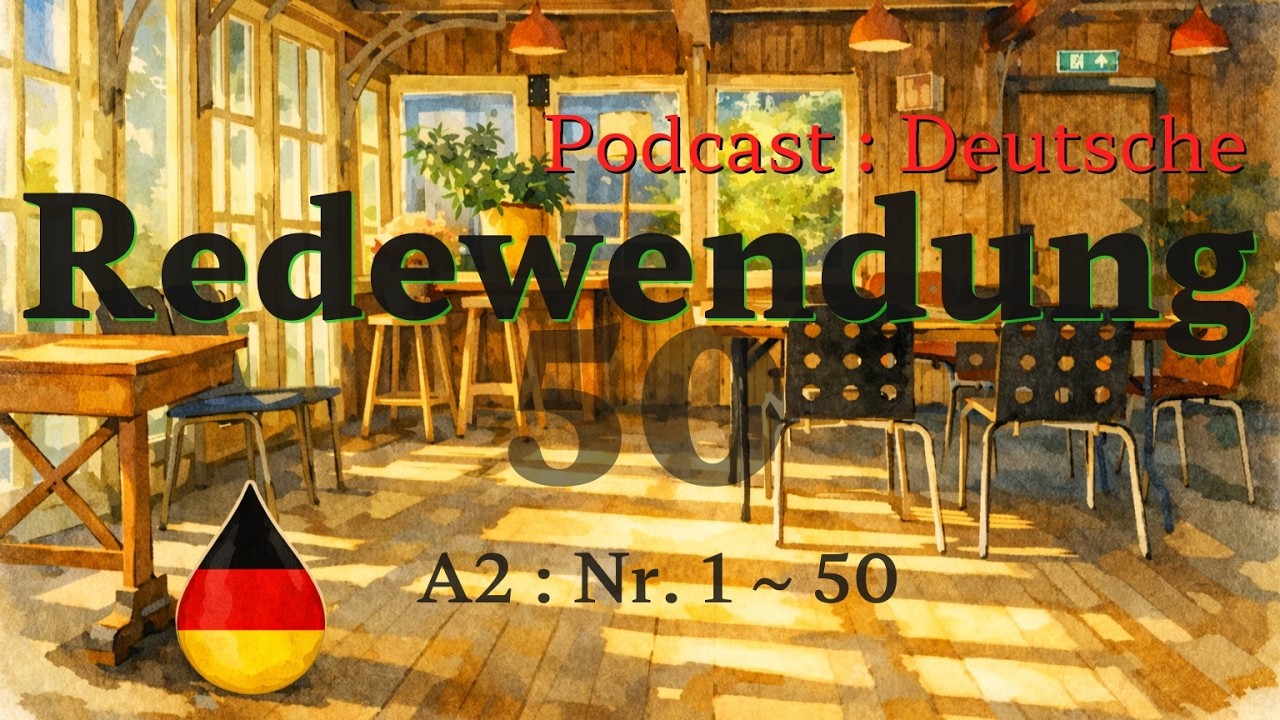 Учить немецкий | Podcast | A2 : Nr. 1~50 | Redewendung 50