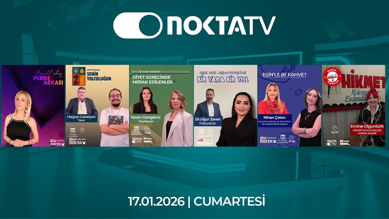 Nokta TV Canlı Yayını | 17 Ocak 2026 | Cumartesi | 