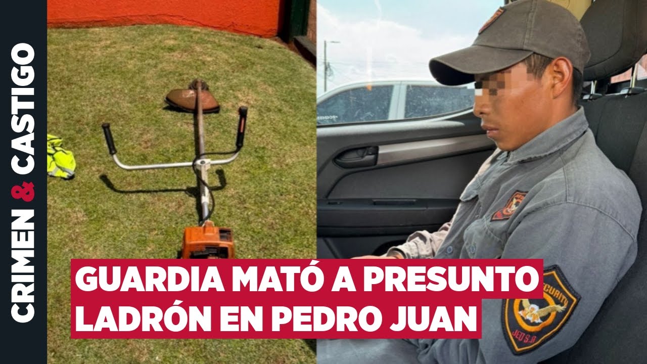 Guardia de seguridad mató a hombre que robó una desmalezadora en Pedro Juan Caballero