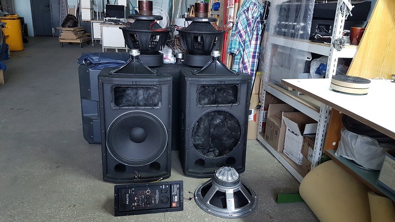 Ремонт динамиков JBL 275G, JBL 265F-1, JBL 2278, JBL PRX 715, PRX 815 замена диффузора,  Recone Kit
