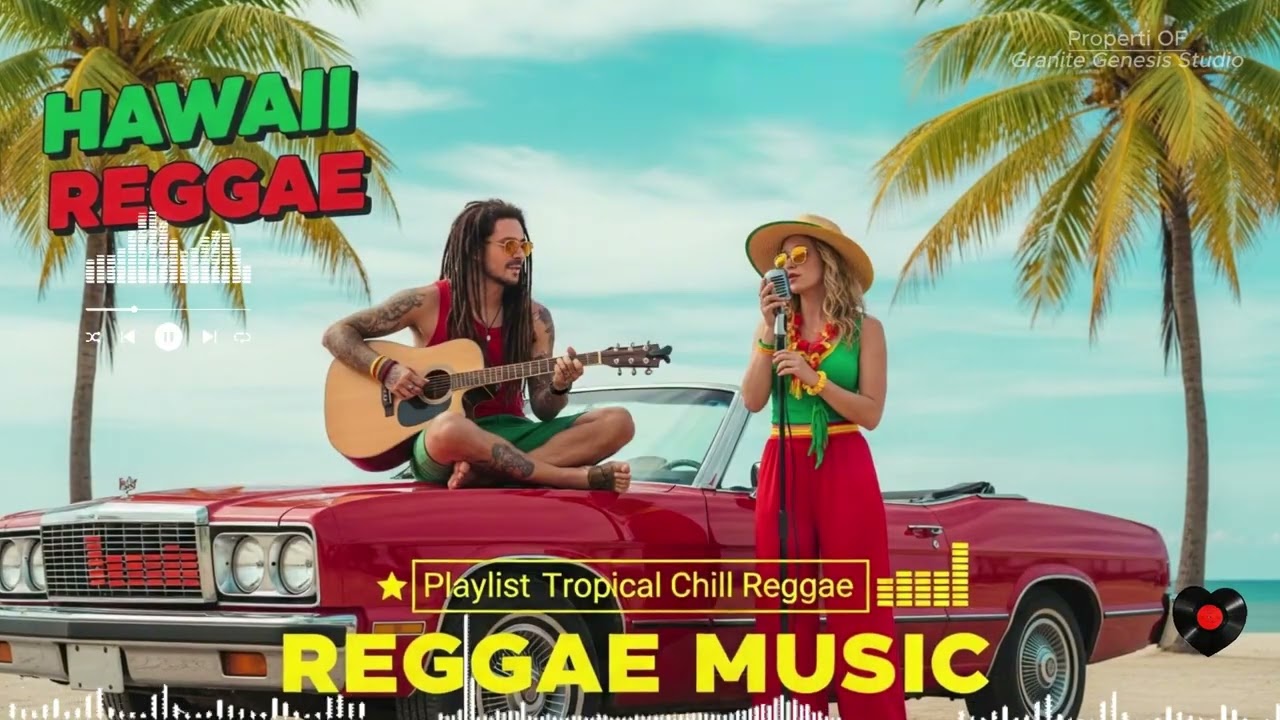 Relaxing Island Reggae Hawaiian Chill Vibes for Stress Free Mood Bob Marley UB40 Jimmy Cliff
