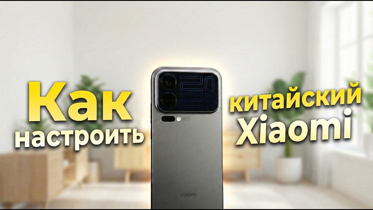 Настройка китайского Xiaomi! 17 Pro Max, 17 Ultra и не только (Redmi тоже)