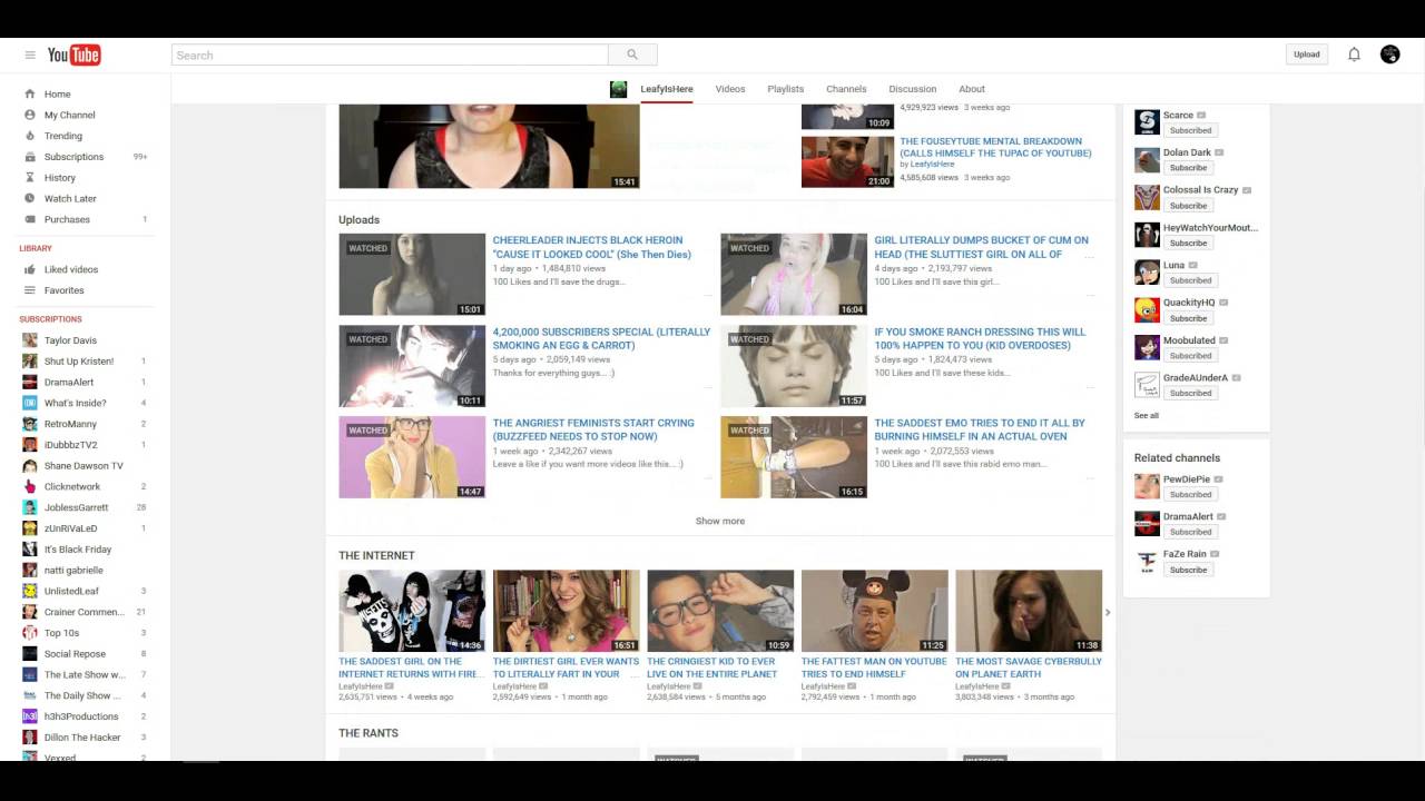LEAFY SUBBOTING GYAZO AS EVIDENCE CAN BE FAKED !!!!!