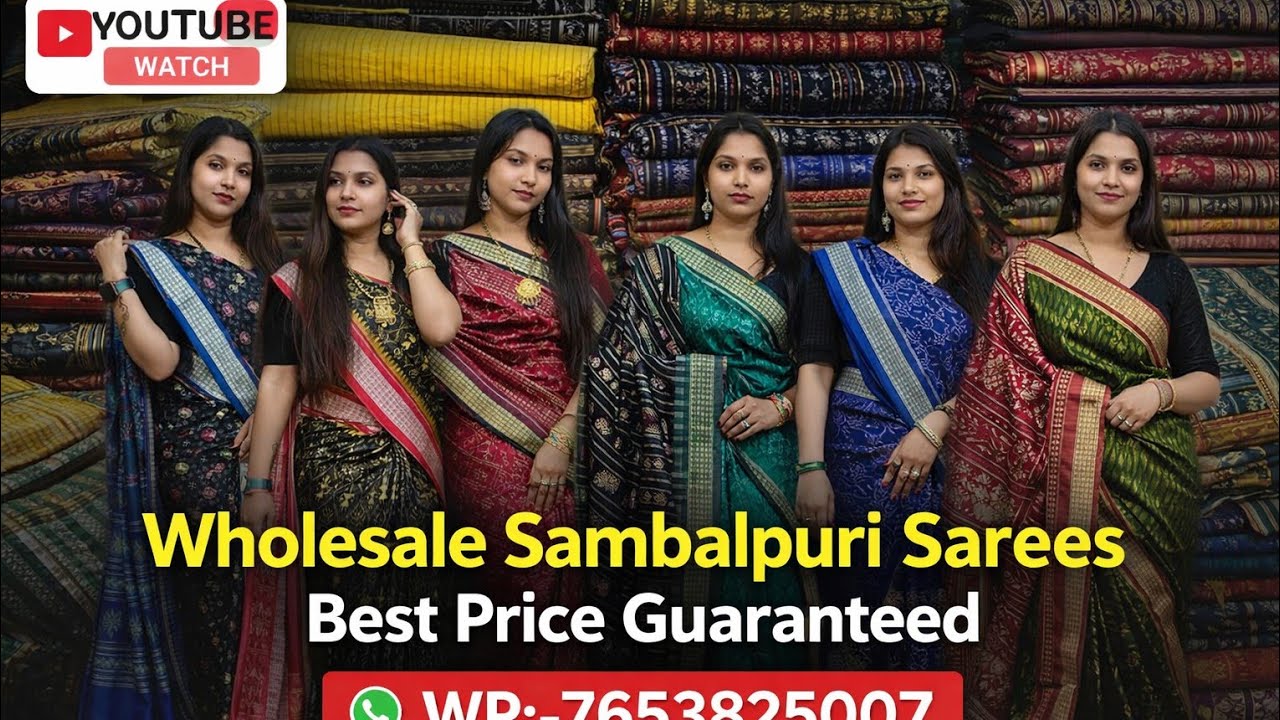 “Wholesale Sambalpuri Sarees | Best Price Guaranteed”WP:-7653825007||