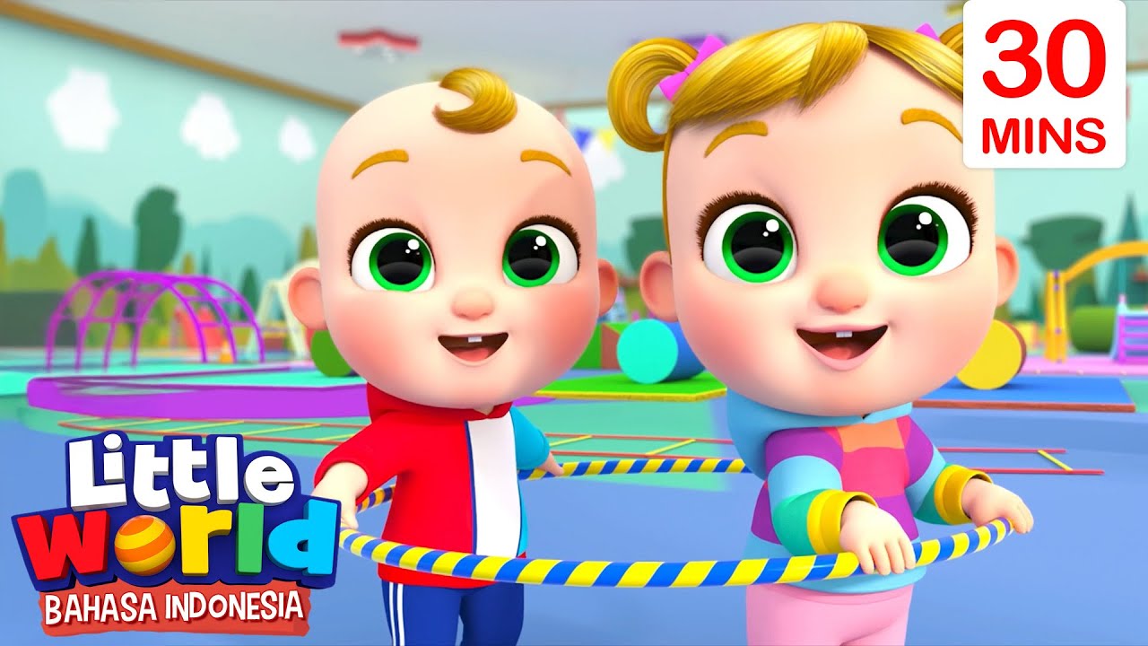 Main Hula Hoop Menyenangkan | Little World Bahasa Indonesia | Kartun dan Lagu Anak