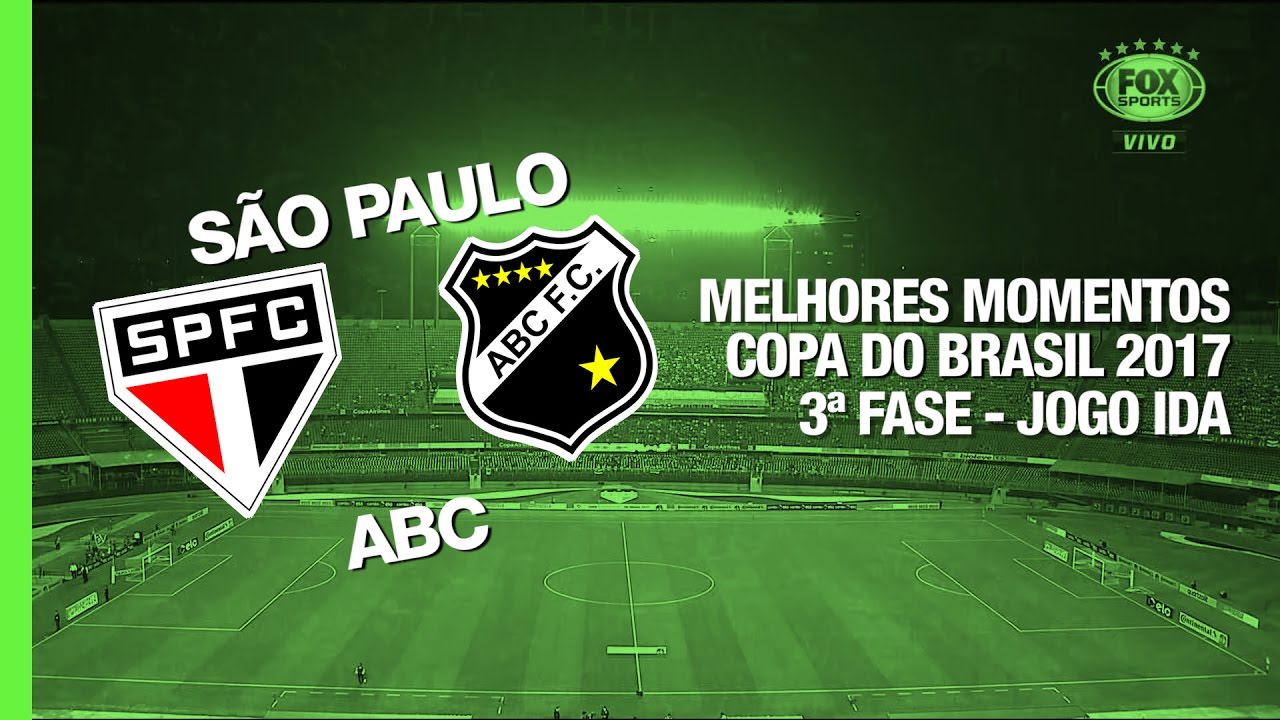 Melhores Momentos - São Paulo 3 x 1 ABC - Copa do Brasil - 08/03/2017