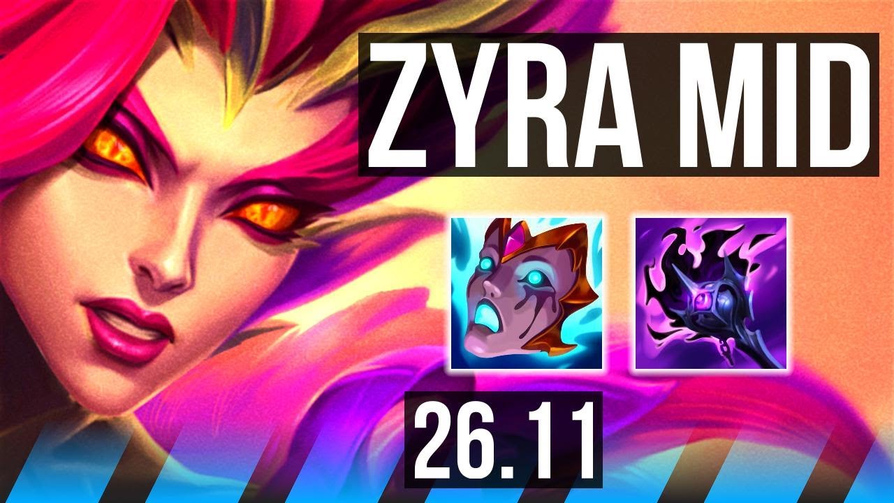 ZYRA vs KASSADIN (MID) | NA Master | 26.11