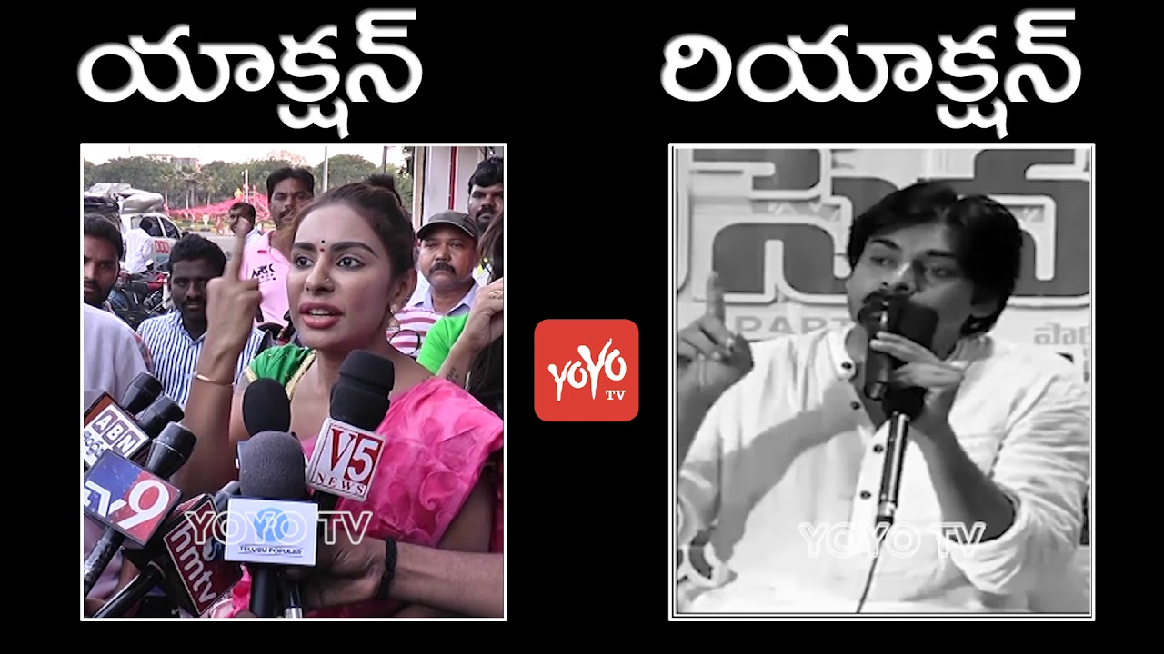 Sri Reddy Vs Pawan Kalyan | Pawan Kalyan Counter to Sri Reddy Abuse Words | YOYO TV Channel