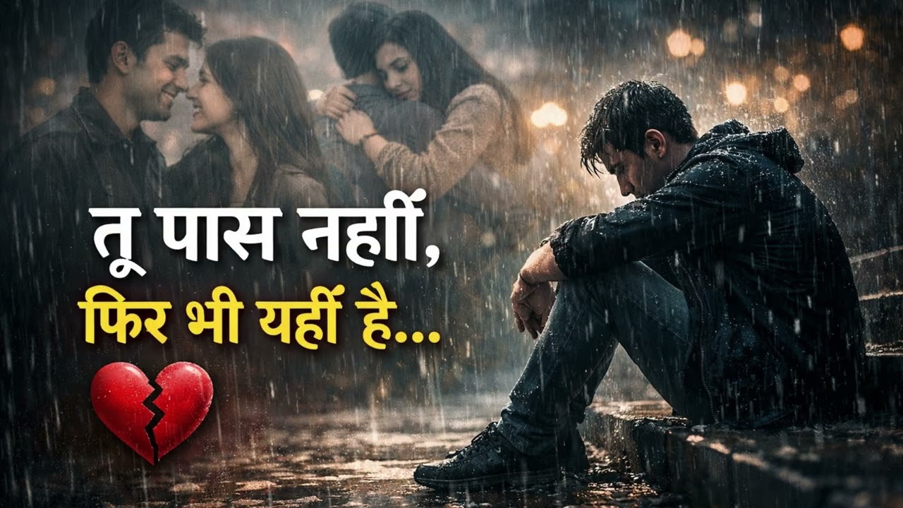 तू पास नही || sad gana new hindi 2026 || heart touching ￼￼￼￼￼💔 lyrics song 🎧  #sassong #trendinggana