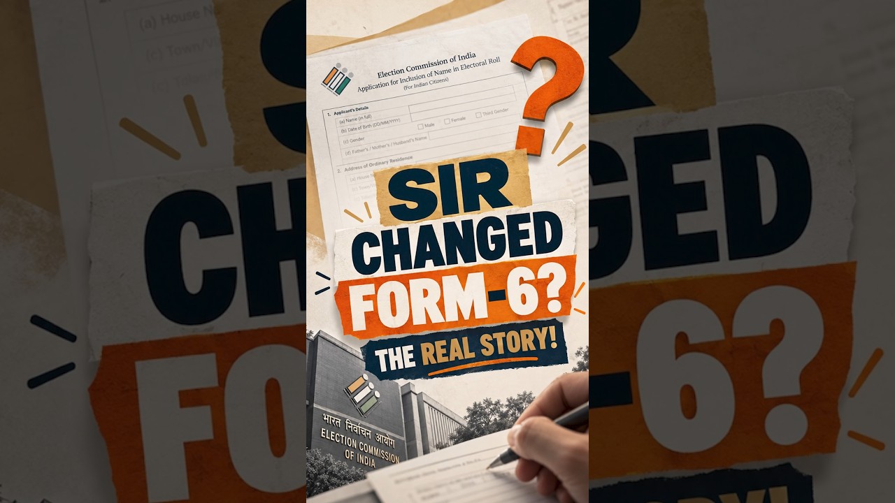 Did Election Commission Change Form 6 During SIR? Here&rsquo;s What Actually Happened