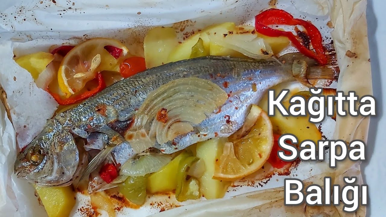 KAĞITTA SARPA BALIĞI Beş Dakikada Hazırladım 👌 PRATİK ve LEZZETİ İÇİNDE PİŞİRME YÖNTEMİYLE