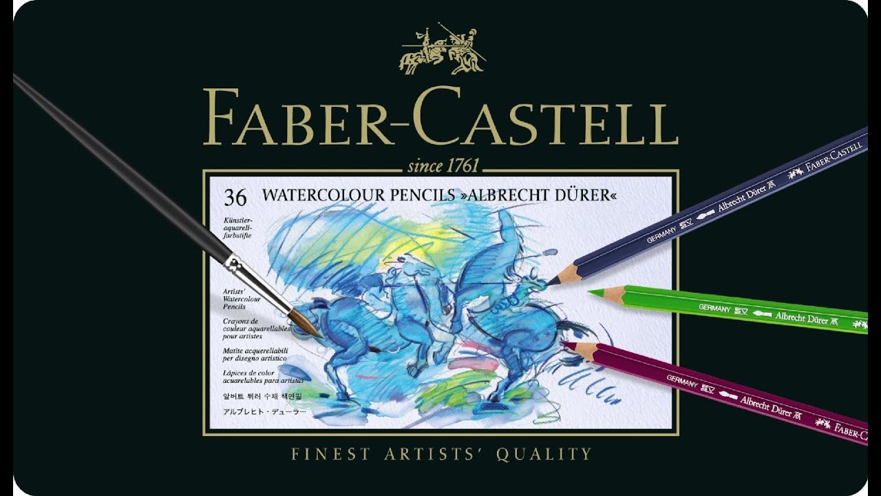 Colouring Review: Faber-Castell Albrecht Durer Watercolor Pencils