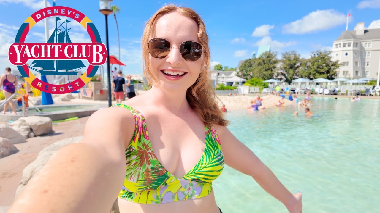 The BEST Pool on Disney World Property | Yacht Club Resort Disney World Family Vacation