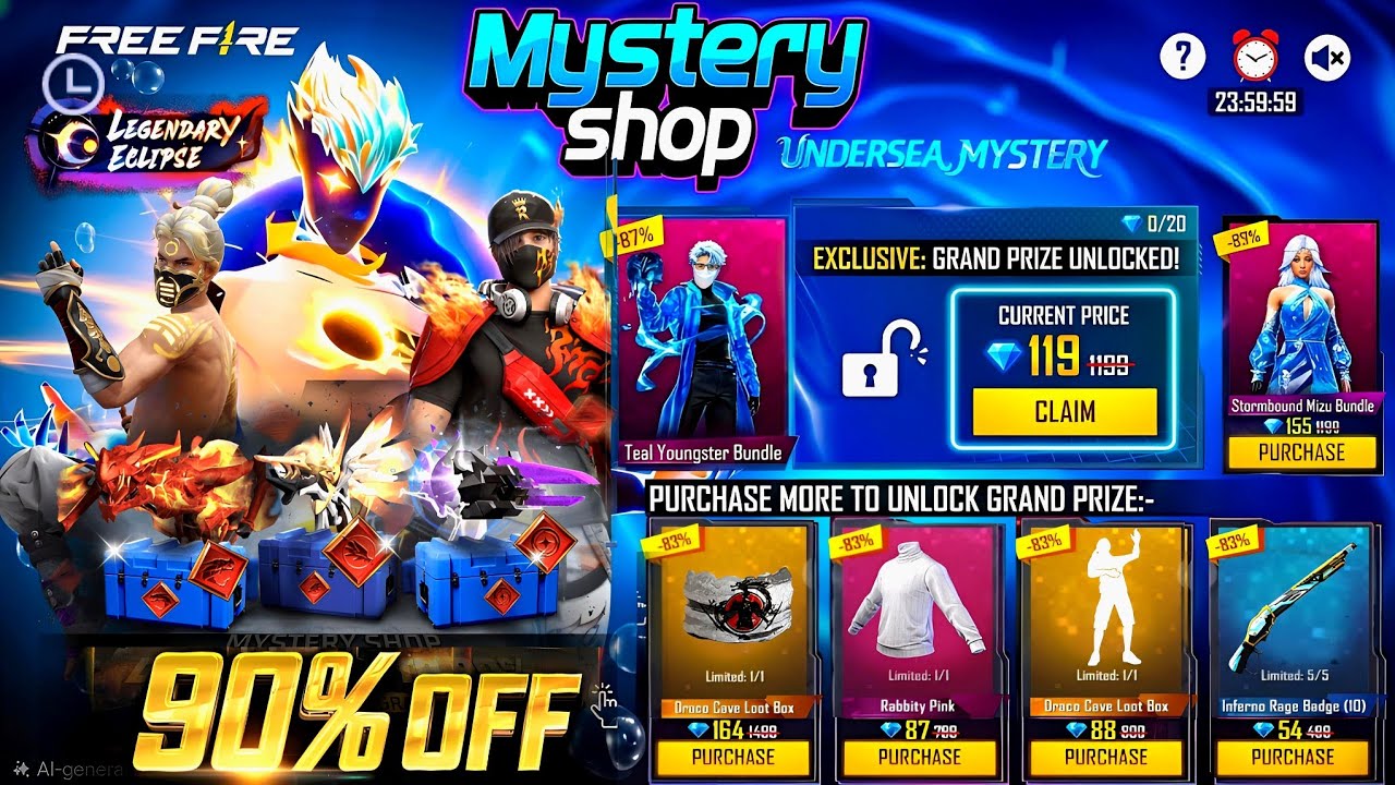 Mystery Shop Free Fire April 2026🔥|Free Fire New Event | Ff New Evevnt |Upcoming Events In Free Fire