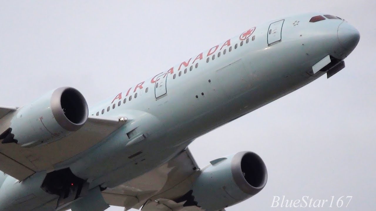 Air Canada Boeing 787-9 (C-FNOE) takeoff from NRT/RJAA (Tokyo - Narita) RWY 16R