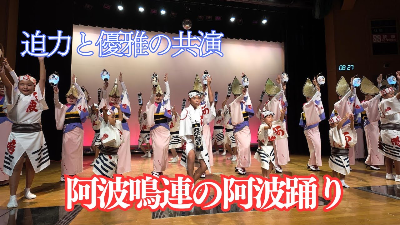 阿波鳴連の阿波踊り！迫力と優雅さが融合｜Awanaru-ren Main Awaodori Performance