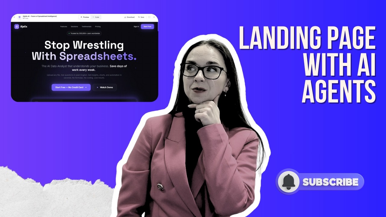 How To Create Website Design Using AI Agent: From 0 to Stunning Page With AI Landing Page Generator