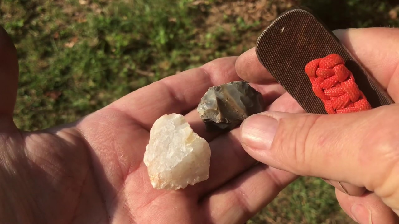 Flint And Steel, Never Struggle With Dull Flint, Chert, or Quartz Again. Use Bipolar Percussion!