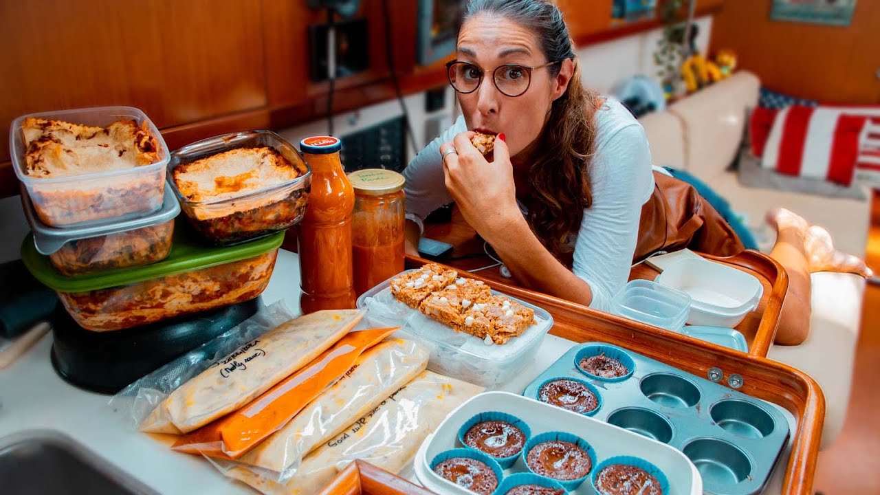 COOKING UP (for) A STORM: How and why I meal prep for ocean crossings  #88