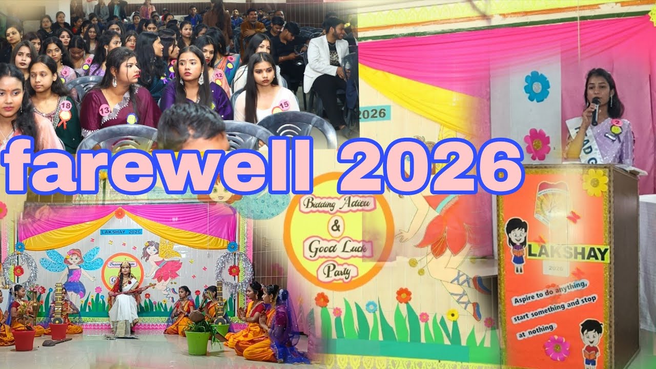 See farewell 2026 . Emotional day for us#youtube #farewell2026#outgoingbatch#proudmoment 
