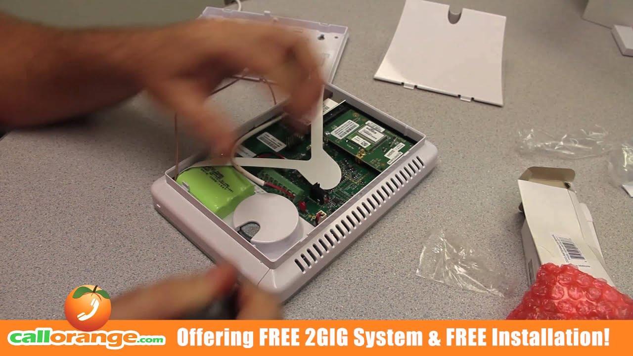 2GIG Antenna & Cellular Module Install Go!Control Panel