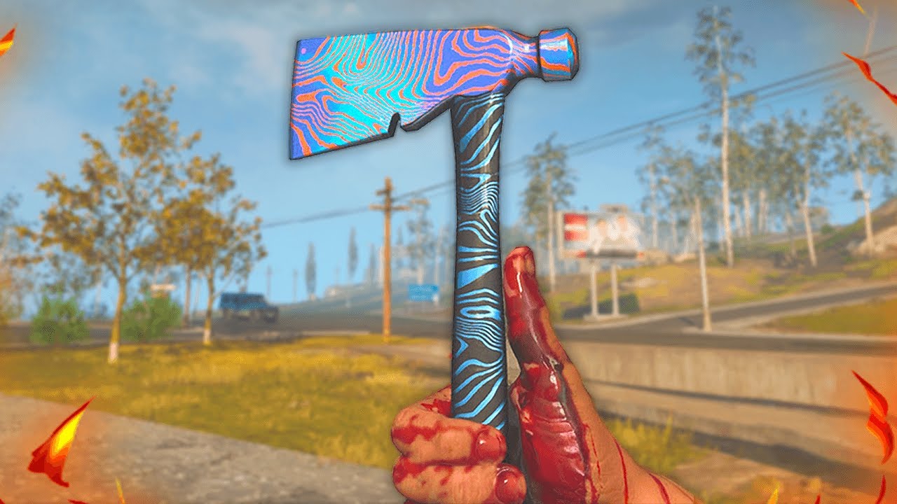 I USED THE DAMASCUS AXE but I don't even have damascus unlocked