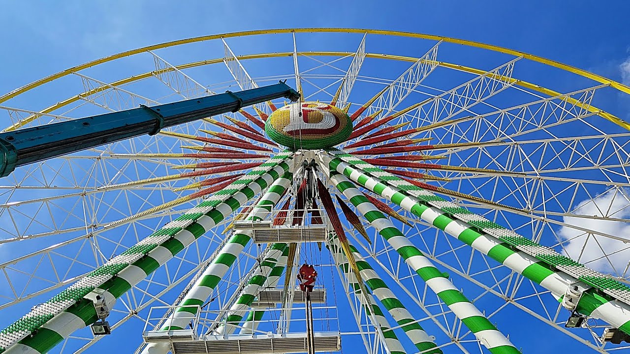 RHEINKIRMES 2023 in Düsseldorf • Aufbau Teil 3