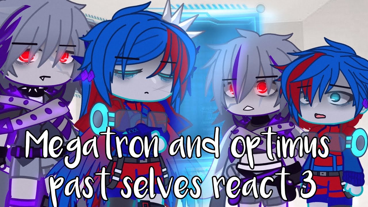 Megatron and Optimus stuck in a room with their past selves l gacha l transformers l part 3