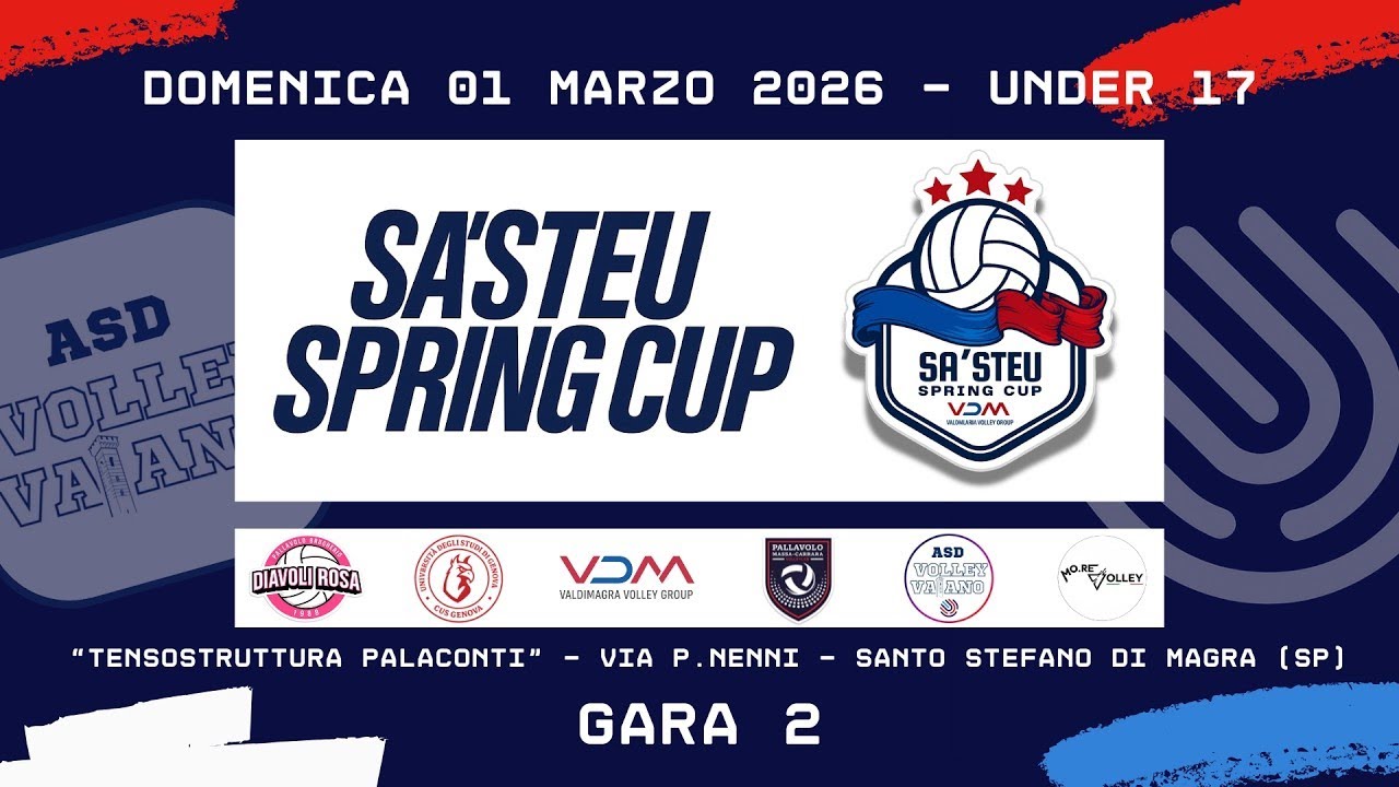 01/03/26 | UNDER 17 | SA'STEU SPRING CUP | VOLLEY VAIANO VINTAGE vs MO.RE. VOLLEY | GARA 2