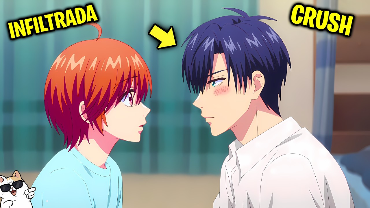 💗 CHICA SE INFILTRA EN UNA ESCUELA DE HOMBRES PARA PODER CONQUISTAR A SU CRUSH (1-4) | RESUMEN ANIME