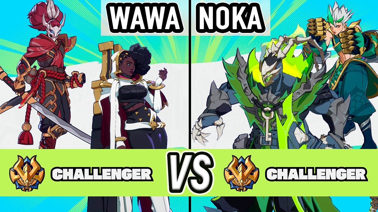 2XKO ▰ Wawa (Senna / Yasuo) vs Noka (Thresh / Vi) ▰ High Level Gameplay