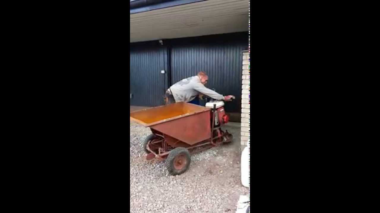 Honda G65 powered mini dumper.