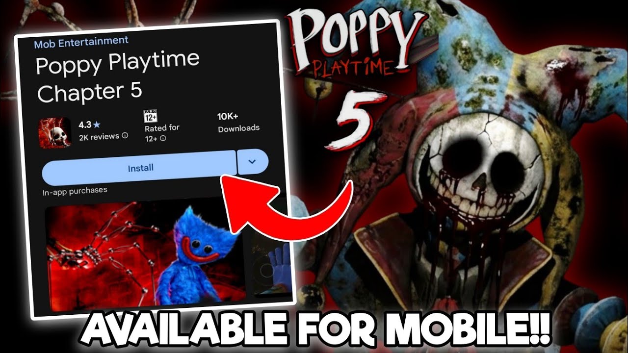 Дата выхода 5 главы мобильного аниме Poppy Playtime уже здесь!!🤩💥 (Обязательно посмотрите)