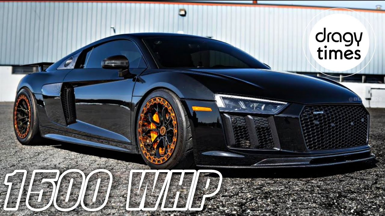 1500 WHP Underground Racing Twin Turbo Audi R8 | Acceleration 100-200-200-250 Km/h