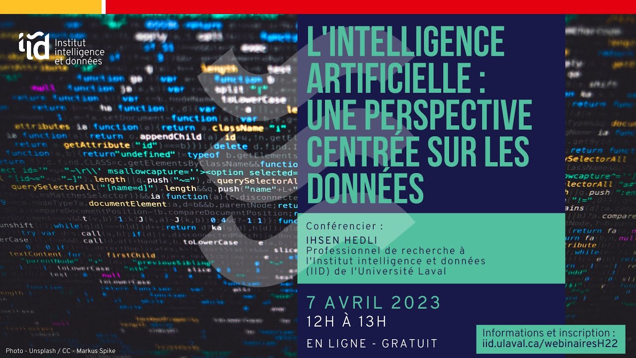 L'intelligence artificielle, une perspective axée sur les données