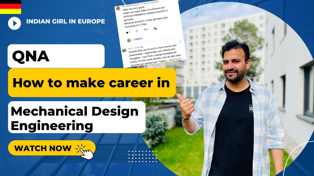 How to make career in mechanical designing in Germany