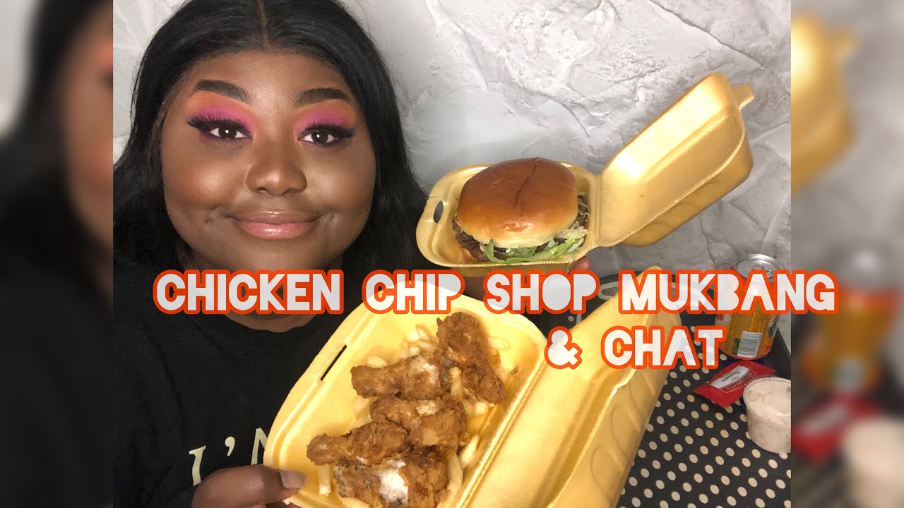 Burger & Chicken Chip Shop UK Mukbang & Chat