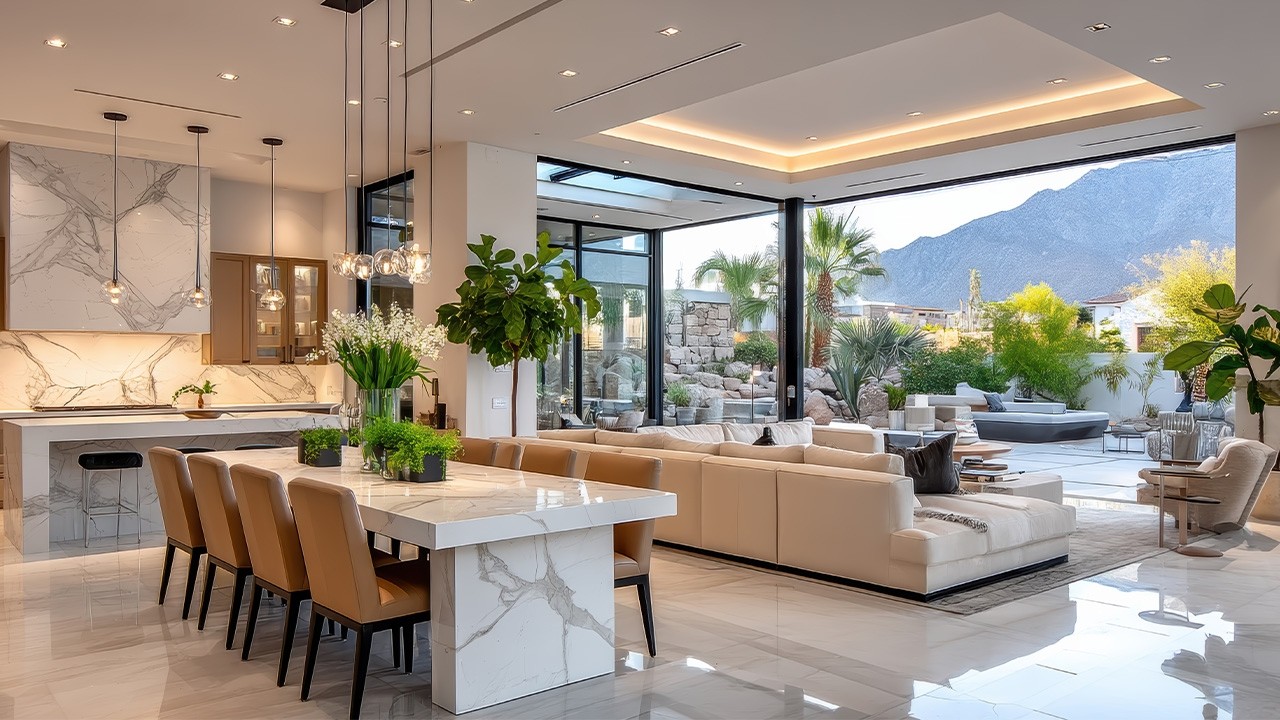 Seamless Interior Design: Zoning Open Plan Living and Dining for Flexible Flow