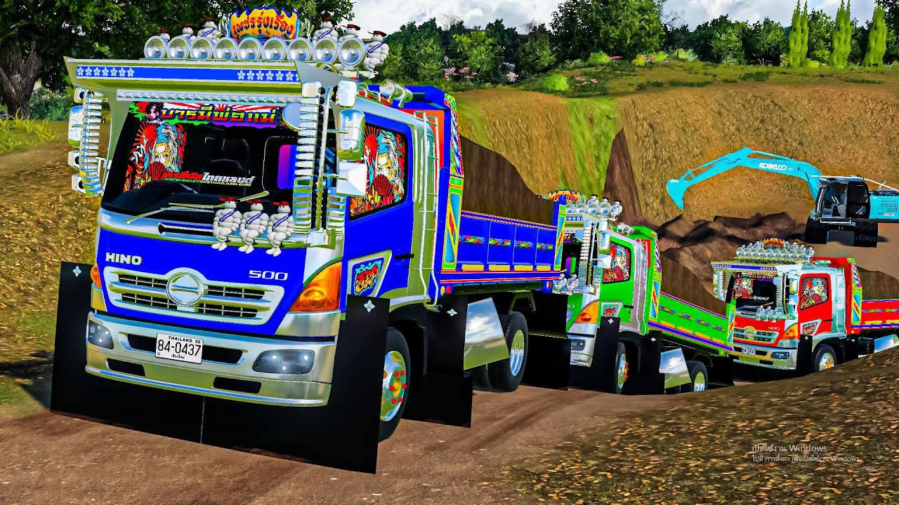 ทีมงาน6ลัอซิ่งวิ่งดินมาทำถนนลูกรัง Farming simulator 19