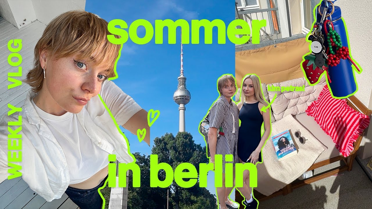 sommer-wochenende in berlin 🍓 freibad, events, eis machen & nicht so gute tage | weekly vlog