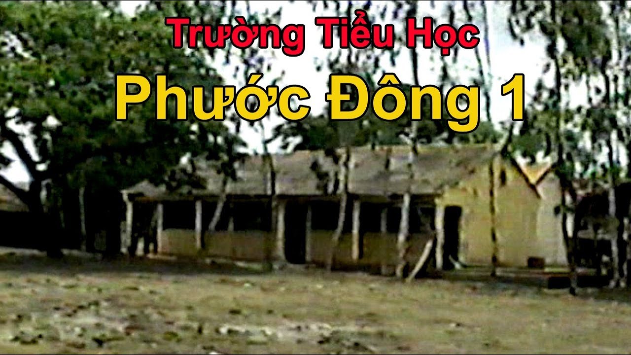 Trường tiểu học Phước Đông 1 ngã ba Kinh Nước Mặn, Cần Đước, Long An năm 1996 🇨🇦763》 Một Thời Để Nhớ