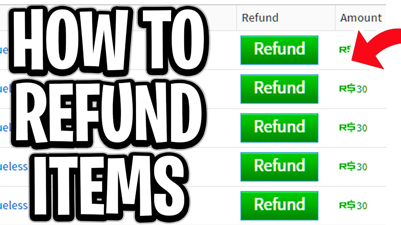 How To REFUND ITEMS on ROBLOX To Get Your Robux Back 2026 - Full Guide
