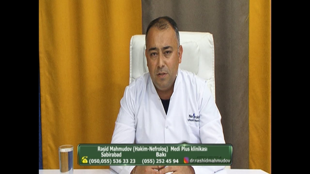 Alo doktor DTV  Dr .Rəşid Mahmudov həkim nefroloq 26.07.2022